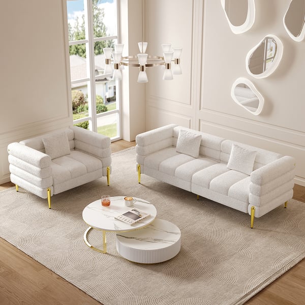 Luxury Living Room Sofa Set Tessuto Divani di velluto Divani Moderni Copertura Sezionale Divano Recliner 0