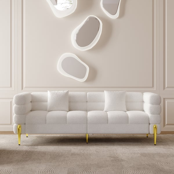 Luxury Living Room Sofa Set Tessuto Divani di velluto Divani Moderni Copertura Sezionale Divano Recliner 2