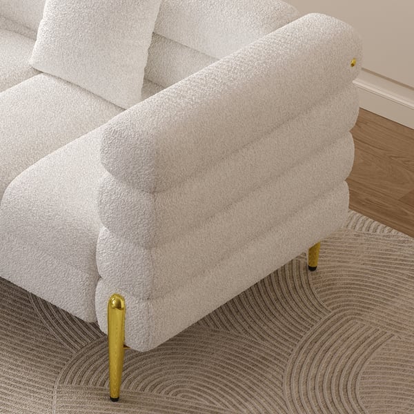 Luxury Living Room Sofa Set Tessuto Divani di velluto Divani Moderni Copertura Sezionale Divano Recliner 4