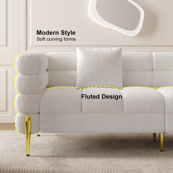 Luxury Living Room Sofa Set Tessuto Divani di velluto Divani Moderni Copertura Sezionale Divano Recliner 5