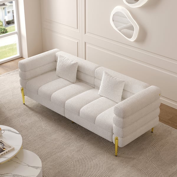 Luxury Living Room Sofa Set Tessuto Divani di velluto Divani Moderni Copertura Sezionale Divano Recliner 3
