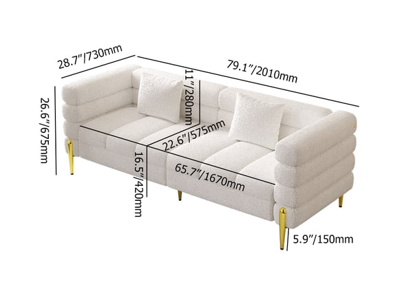 Luxury Living Room Sofa Set Tessuto Divani di velluto Divani Moderni Copertura Sezionale Divano Recliner 10