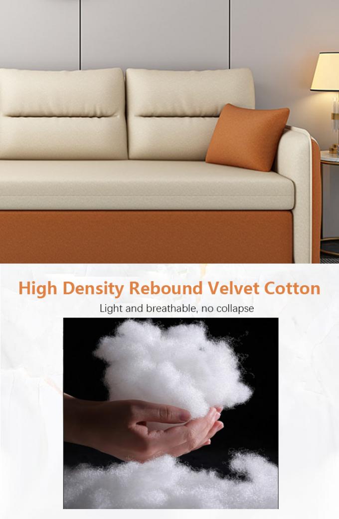 Arredamento del soggiorno Divano cableabile Letto Loveseat Sleeper Copertura in tessuto 4