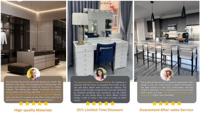 Divano moderno imbottito da 2 a 3 posti Divano leggero Salone di lusso Divano da letto Divani di cuoio Divano mobili 16