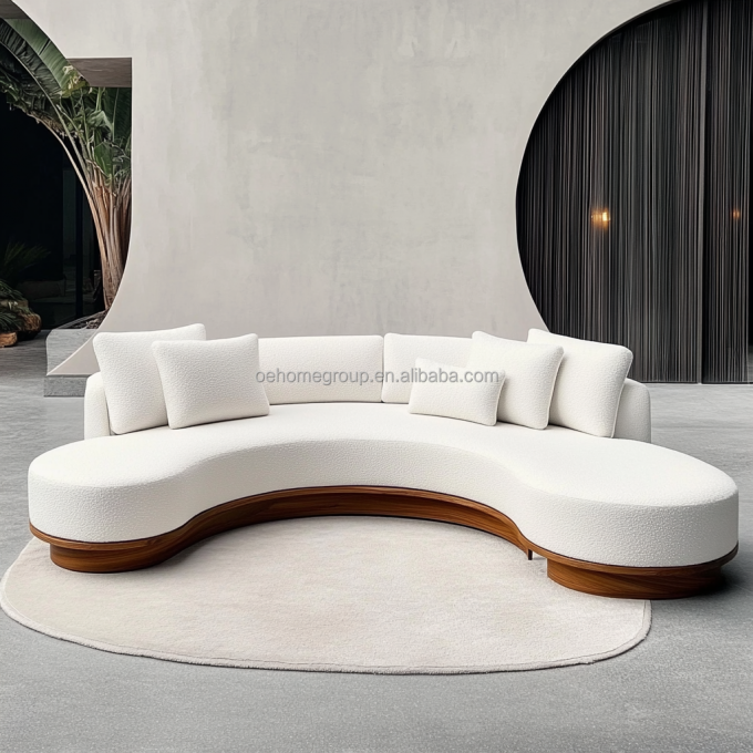Arredamento del soggiorno Divano di velluto nordico leggero lusso divano a due posti creativo sedia con materiale di rivestimento in tessuto 3