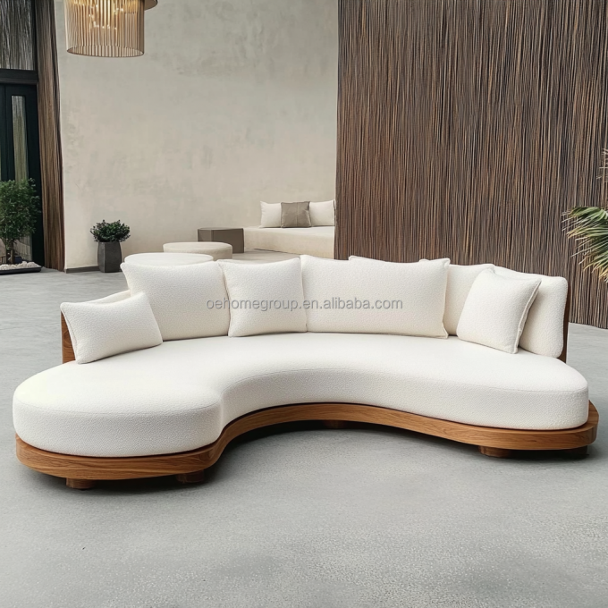 Arredamento del soggiorno Divano di velluto nordico leggero lusso divano a due posti creativo sedia con materiale di rivestimento in tessuto 4
