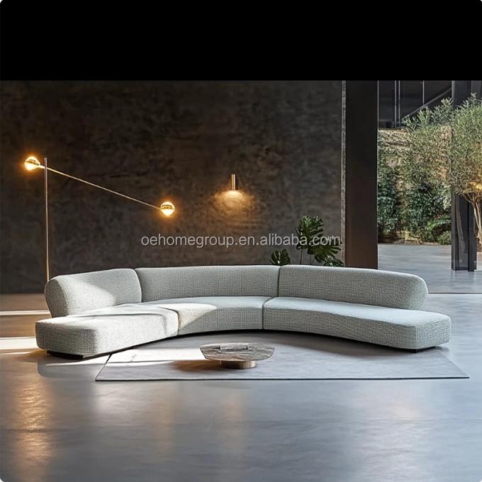 Divano minimalista per soggiorno, design italiano per relax e comfort nel tempo libero 5