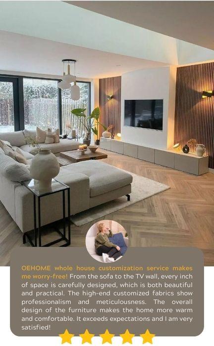 Elegante divano componibile in legno con estremità, design italiano, moderno, per soggiorno, villa, con lussuosa pelle vera e mobili 39