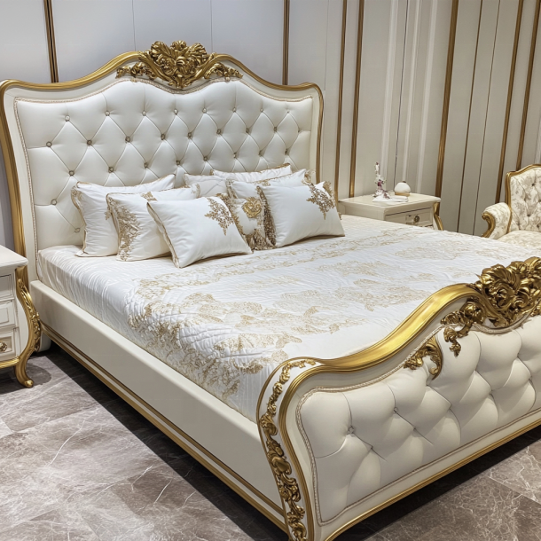 Mobili per camera da letto per la casa, design moderno, letti matrimoniali king size di lusso con dimensioni personalizzate 6