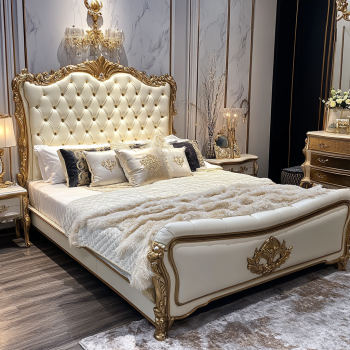Mobili per camera da letto per la casa, design moderno, letti matrimoniali king size di lusso con dimensioni personalizzate 7