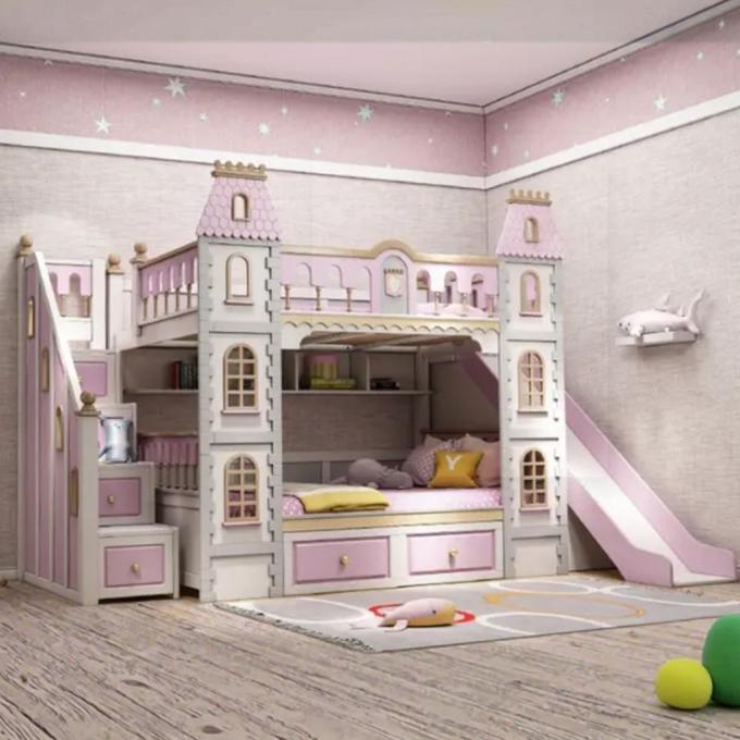 Mobili da letto blu da non perdere legno massello e MDF Letto a tappeto per ragazzi in blu 8
