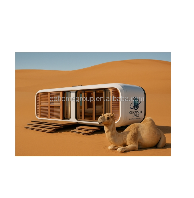 Durabile con vari Prefabbricato Container House Piccola portabile Casa Piccola Modulare Casa Campeggio Hotel Capsula Spaziale 3