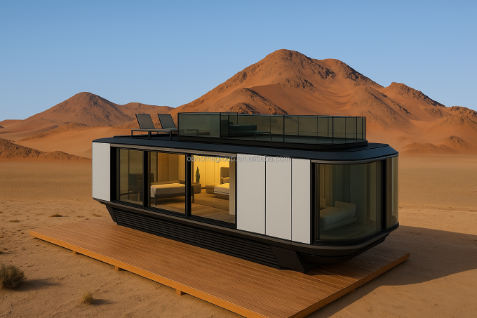 Durabile con vari Prefabbricato Container House Piccola portabile Casa Piccola Modulare Casa Campeggio Hotel Capsula Spaziale 7