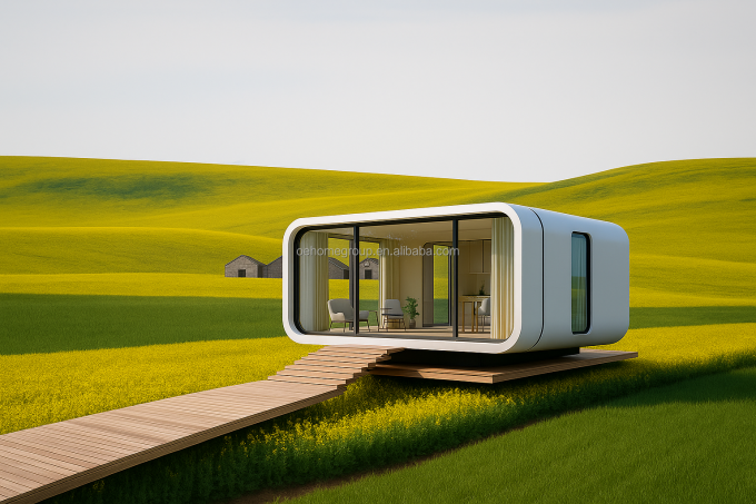Celle private modulari insonorizzate OEM ODM per ufficio, capsule per esterni, giardino, cortile 4