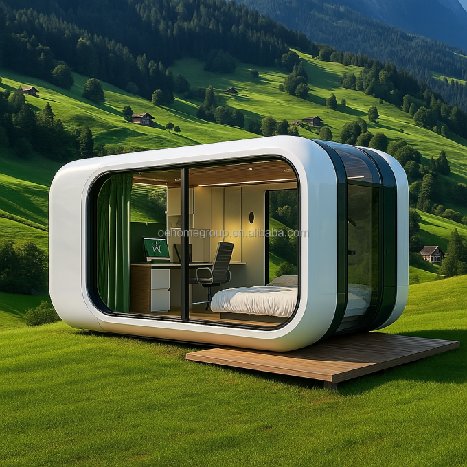 Celle private modulari insonorizzate OEM ODM per ufficio, capsule per esterni, giardino, cortile 5