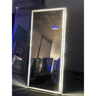 Led Light Up Full Length Floor Mirror Per Camera Da Letto Salone Cristalli Vanità
