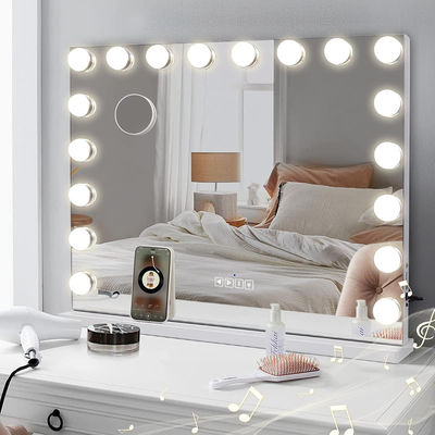 Compatto Led Hollywood 10x Vanity Mirror Plexiglass Materiale