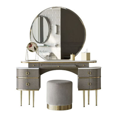 MDF illuminato angolo Vanity Set Standing Dressing Table