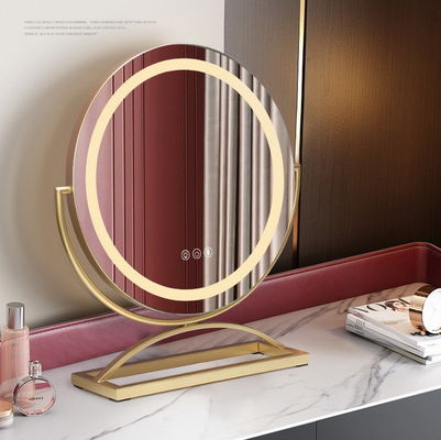 Lampade a LED 10x ingrandimento rotondo specchio di vanità luce scura personalizzata