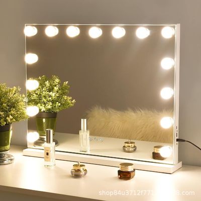 15 lampadine a LED a sfumatura a contatto in stile hollywoodiano luminoso specchio camerino ideale per il giorno