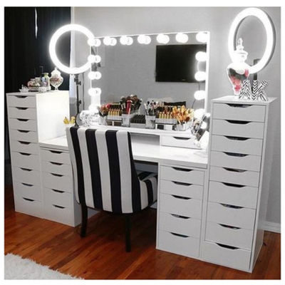 Tavolo da letto mirrored per camera da letto