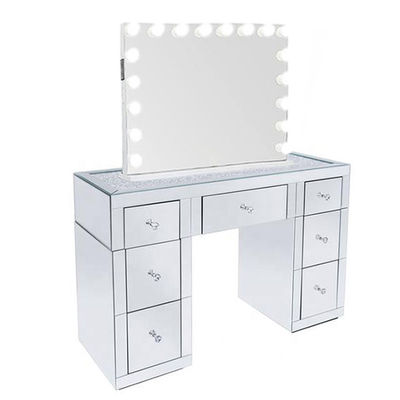Moderno trucco vanità camerino Hollywood Specchio MDF Board