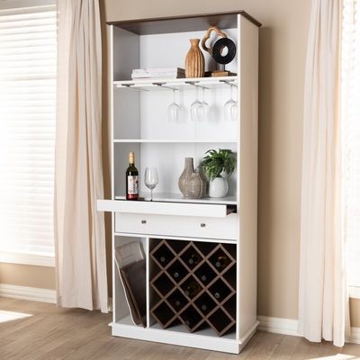 Cucina Angolo Rack Vino Bar Armadi Con In Legno E Vetro Rack