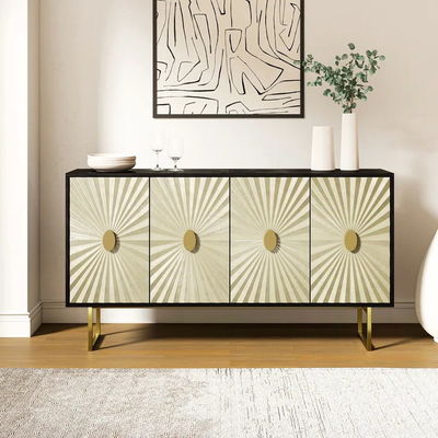 Camera da soggiorno Armadio TV in legno Console multimediale Buffet Display Unit