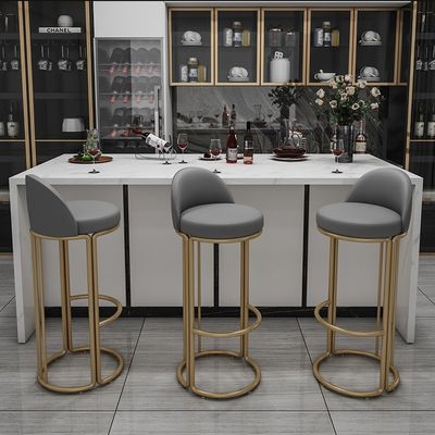 Modern High Gold Outdoor Italiano Colorato Metallo Cornice Ferro Scavi Bar Per Ristoranti