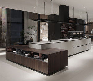 Soluzioni per armadietti modulari di angolo in alluminio Armadietti da cucina in melamina