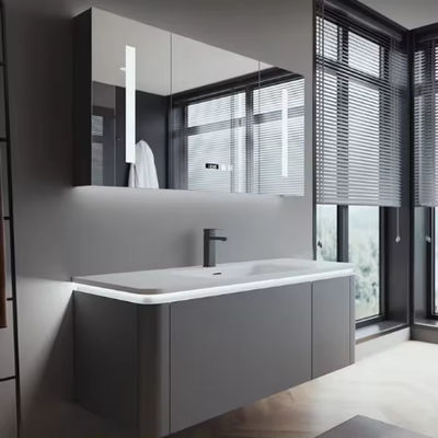 Dispositivo da bagno a muro personalizzato 60 pollici Vanity Single Sink
