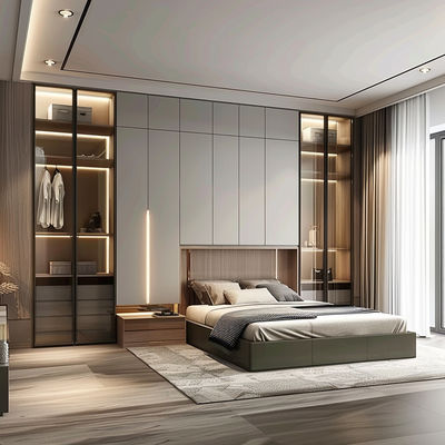 Abbigliamento pieghevole regolabile Armadio Armadio ripostiglio estensibile Arredamento della camera da letto