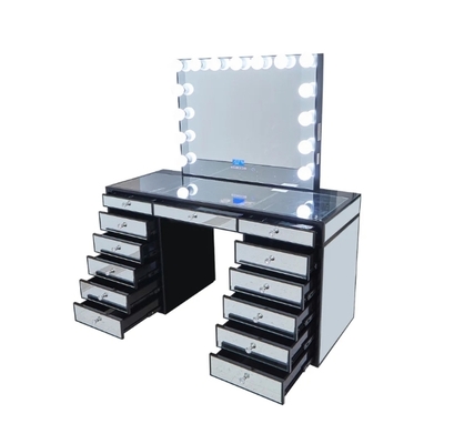 Tavolo da spogliatoio Specchio Maquillatore Tavolo Moderno Camera da letto Stoccaggio Maquillatore Tavolo Vanità