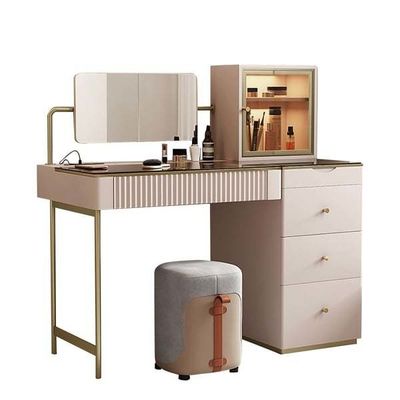 Arredamento Moderno In Legno Tavolo Da Vestire Moderno Specchio Con Cassettiere