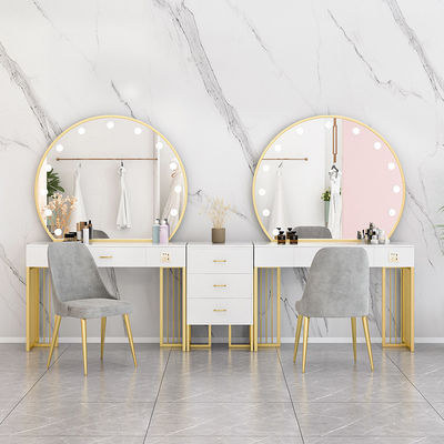 Nordic Standing Hollywood Specchio E Tavolo Da Vestire Con Casetti