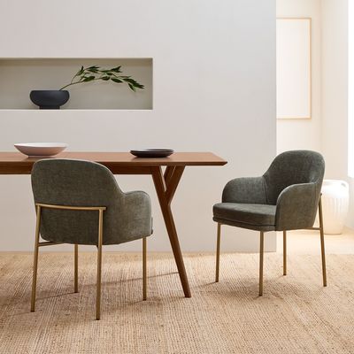 Sedie da pranzo in acciaio inossidabile