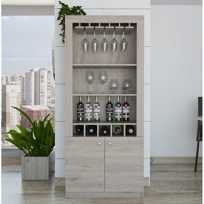 Scatole di vino in acciaio inossidabile con controllo della temperatura e scaffali in legno