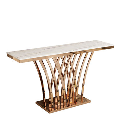 Tavolo di lusso cristallino con console specchiata veneziana rettangolare