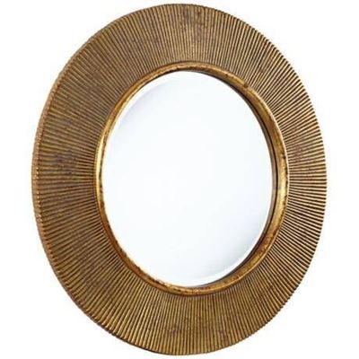 Rondo Ovale Sunburst Oro Muro Specchio Per Bagno Decorativo