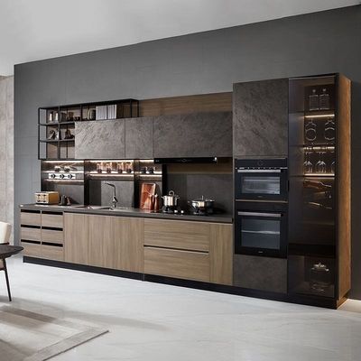Prefabbricati per la cucina con cartone di melamina Arredamenti murali