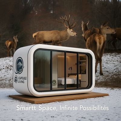 Sistema intelligente all'aperto Campeggio Cabina Casa Casa mobile Spazio domestico Camera prefabbricata Capsula spaziale