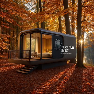 Case modulari prefabbricate di lusso Holiday Resort Hotel Apple Cabin Capsule House