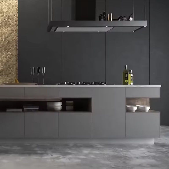 Dischi di melamina armadi di cucina prefabbricati unità di vetro modulare 0