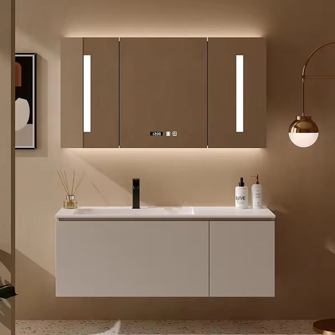 Moderno Rectangle Lavabo Vanity Unit Gabinetto Combo Per Bagno Bagno 1