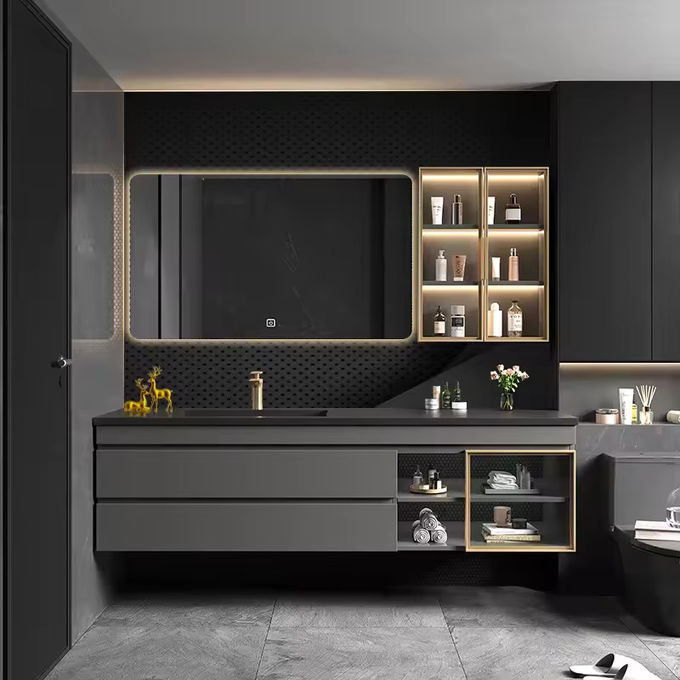 Armadietti moderni per il bagno per il trucco del guardaroba da 54 pollici 0